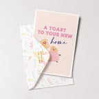 "A Toast To Your New Home" Greeting Card