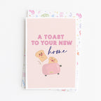 "A Toast To Your New Home" Greeting Card