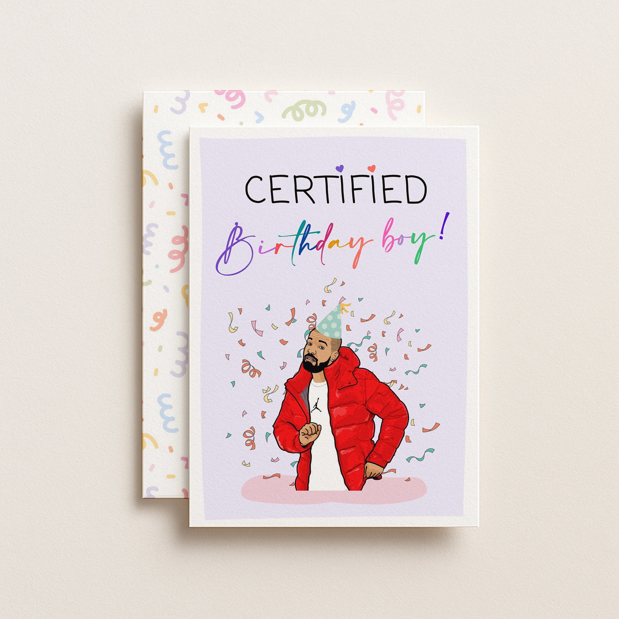 "Certified Birthday Boy" Greeting Card