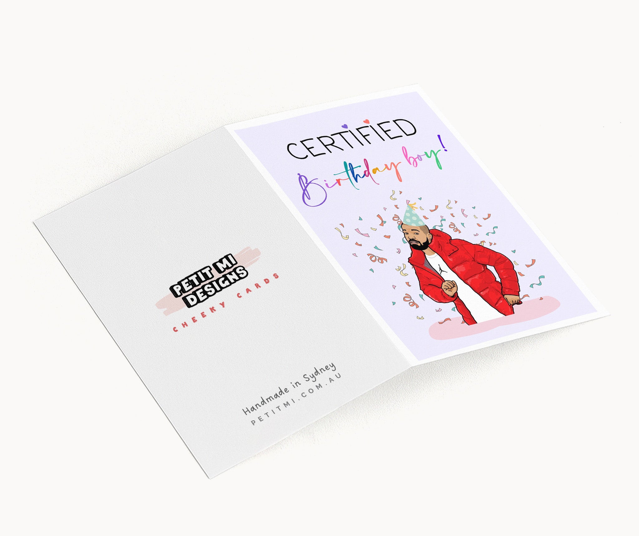 "Certified Birthday Boy" Greeting Card