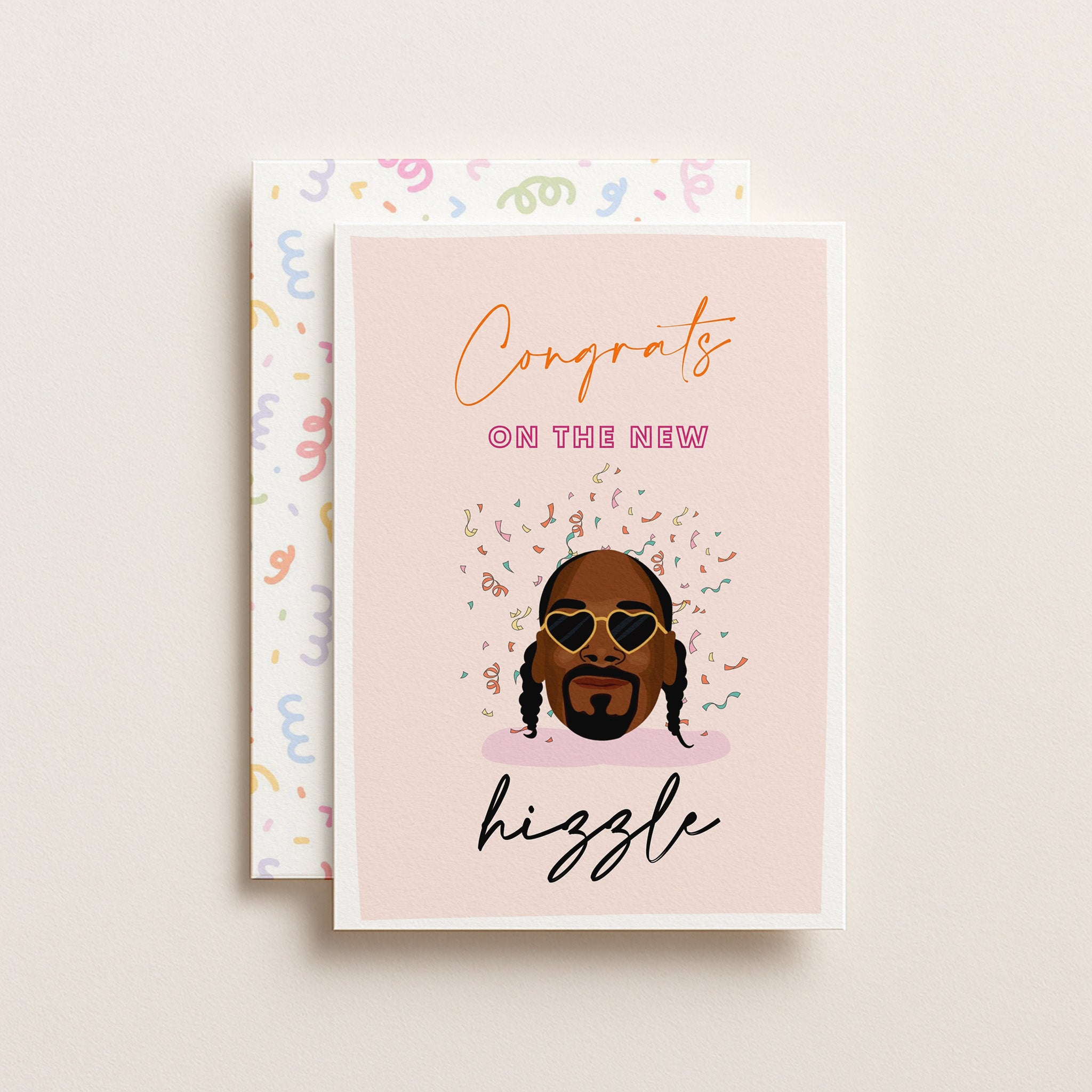 "Congrats On The New Hizzle" Greeting Card