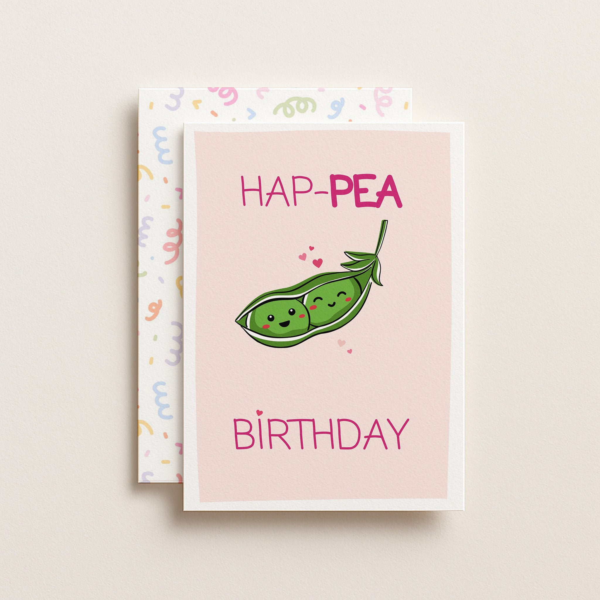 "Hap-Pea Birthday" Greeting Card
