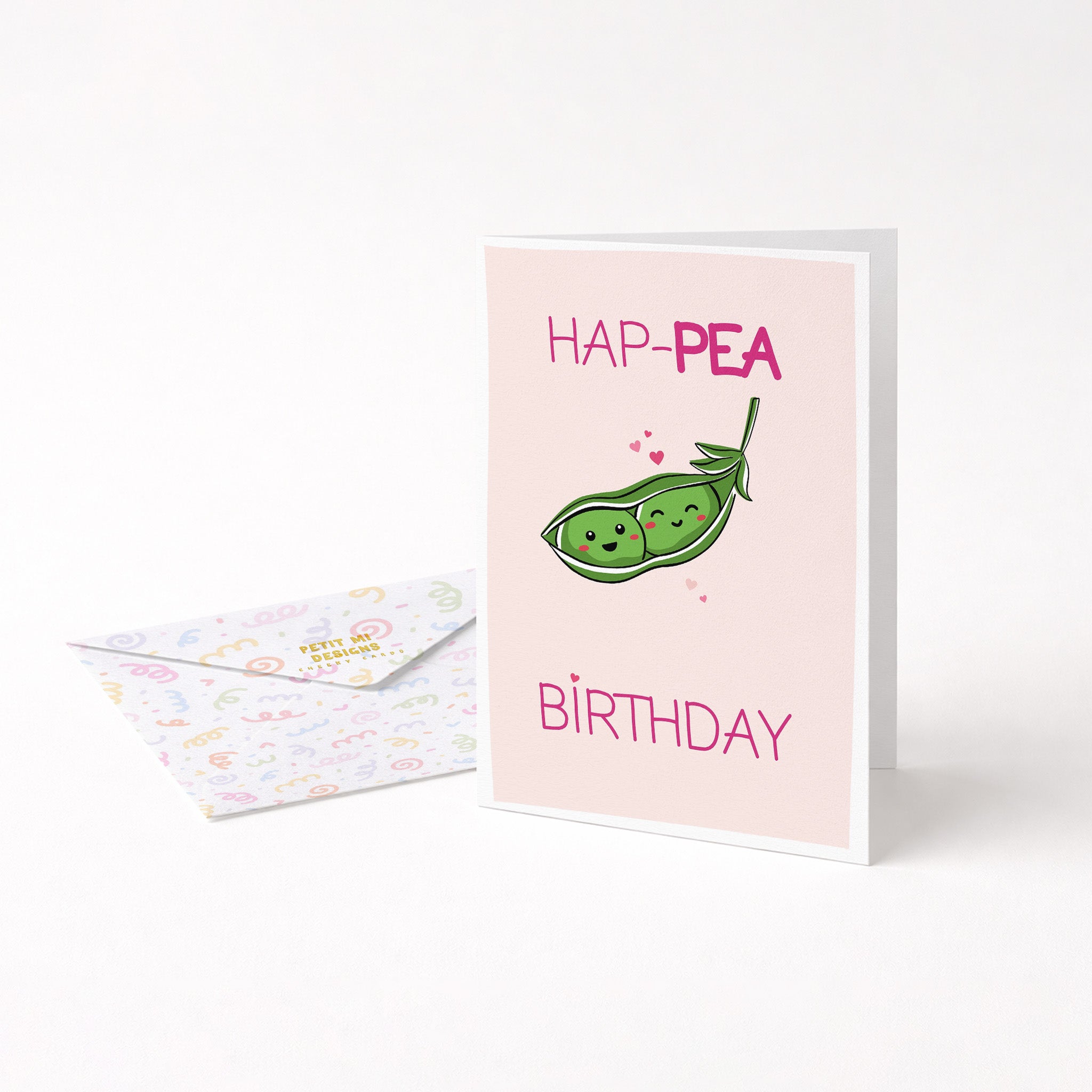 "Hap-Pea Birthday" Greeting Card