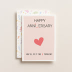 "Happy Anniversary, You'll Get The V Tonight" Greeting Card