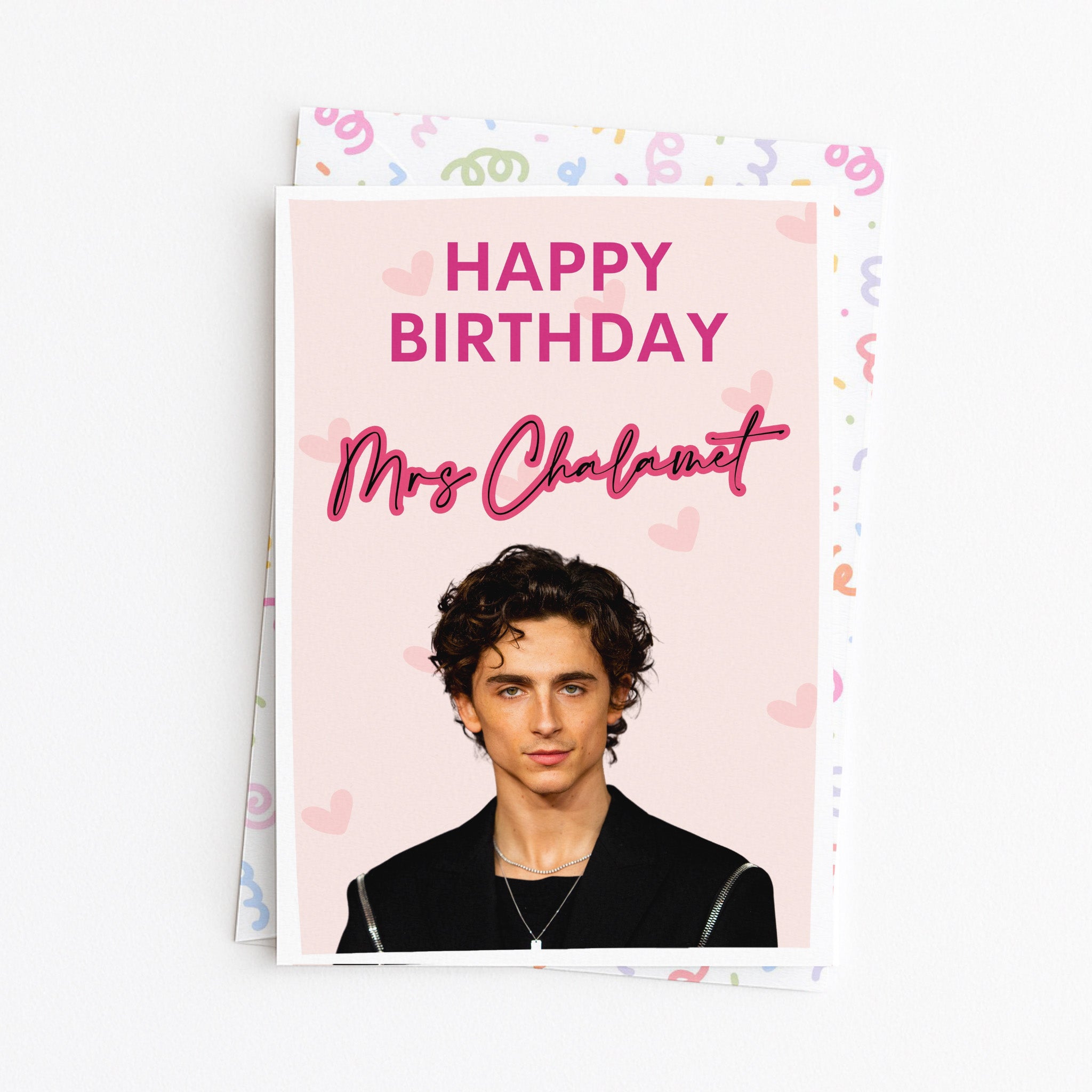 "Happy Birthday Timothee Chalamet" Greeting Card