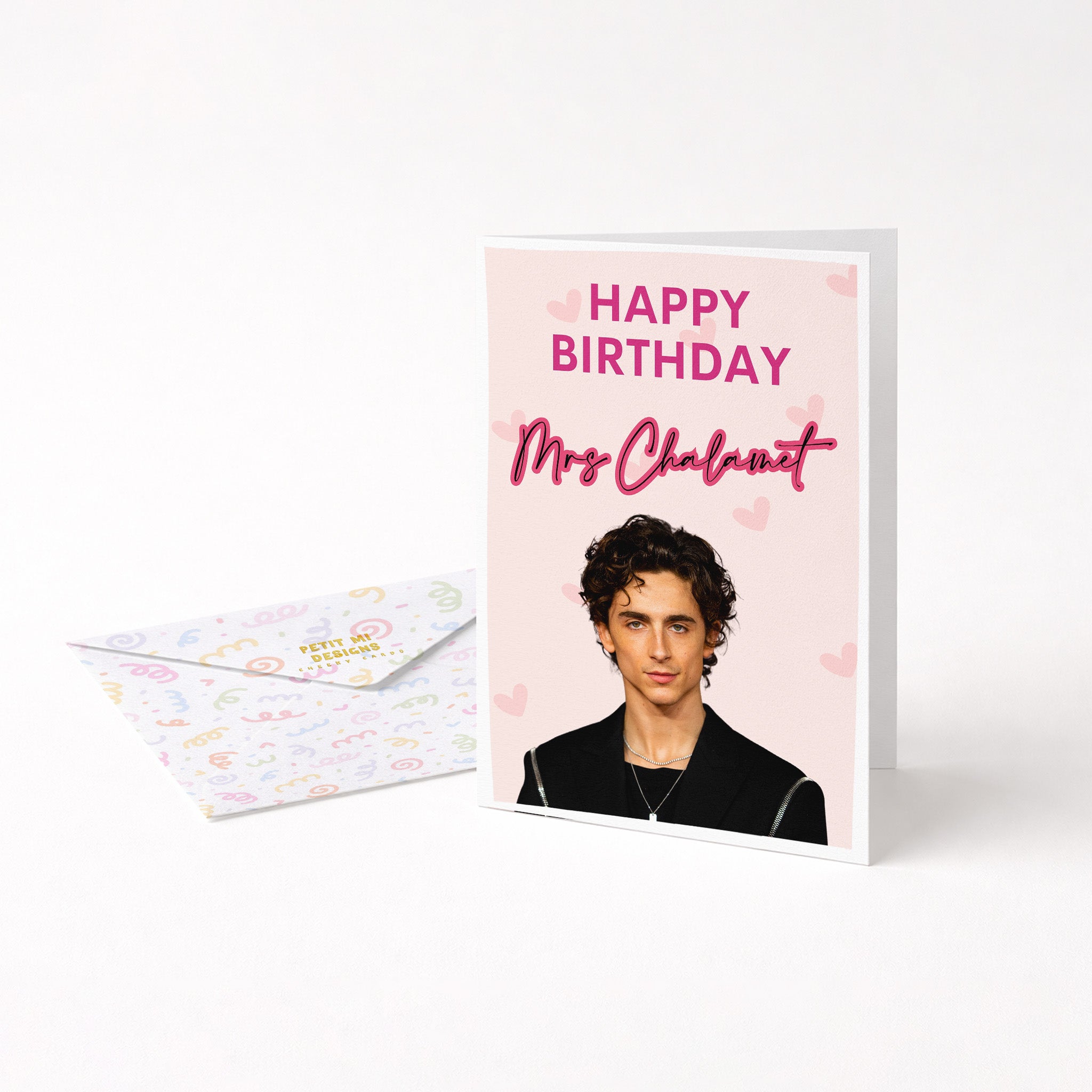 "Happy Birthday Timothee Chalamet" Greeting Card