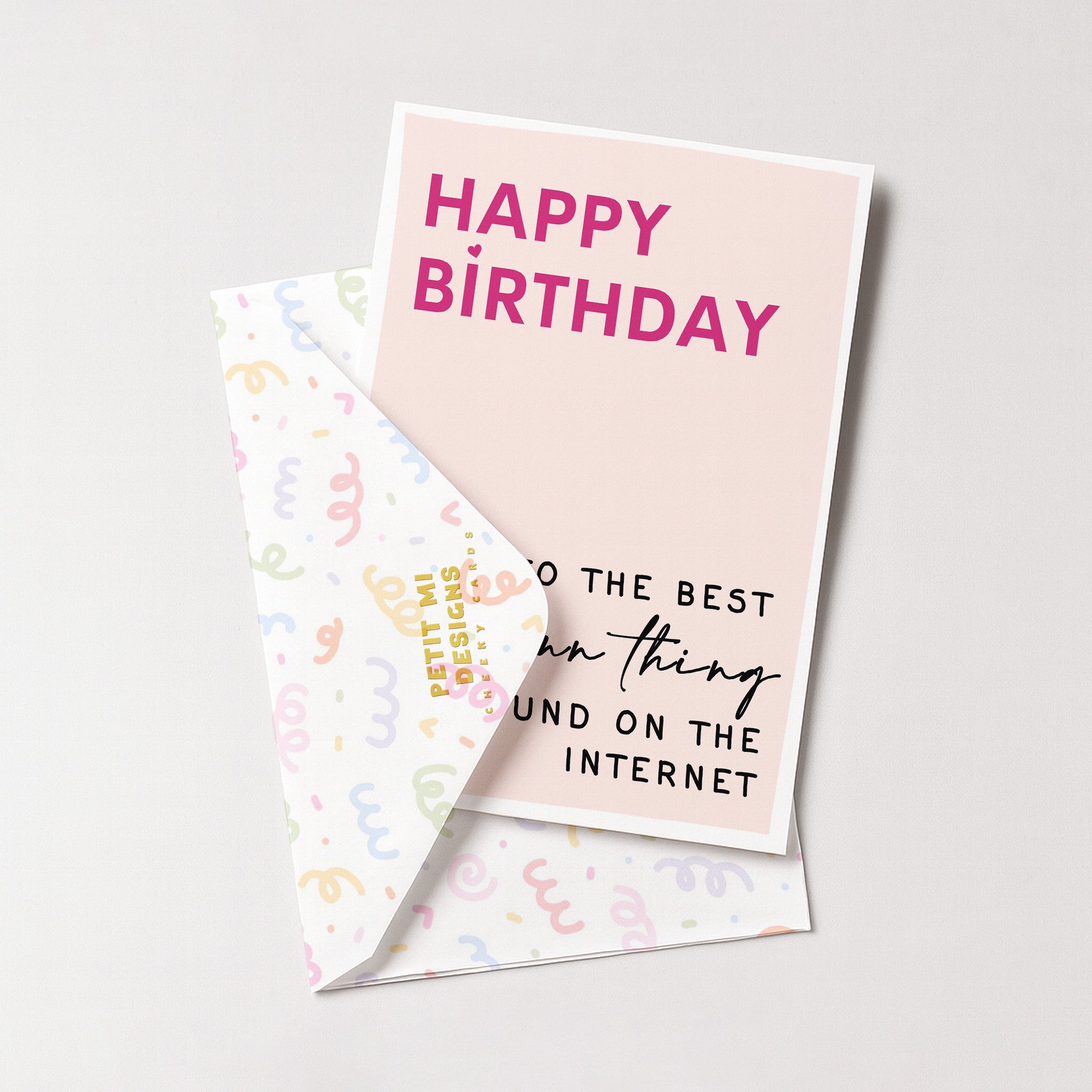 "Happy Birthday To The Best" Greeting Card