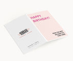 "Happy Birthday From The Best Decision" Greeting Card