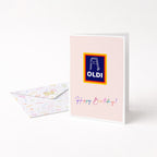 "Happy Birthday Oldi Chair" Greeting Card