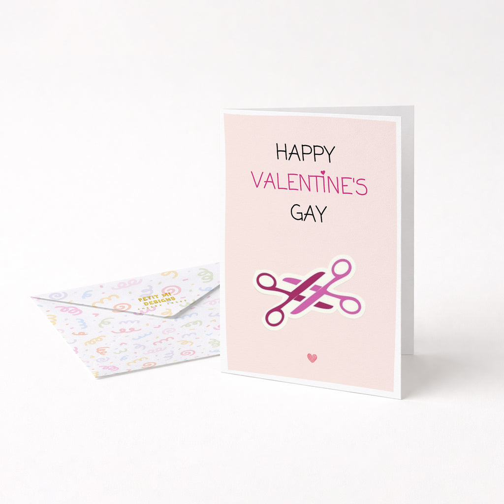 "Happy Valentine`s Gay" Greeting Card