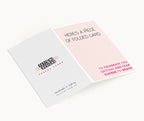 "Here's A Piece Of Folded Card" Greeting Card