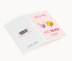 "Hug Me And Never Lego" Greeting Card
