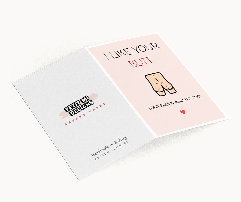 "I Like Your Butt" Greeting Card