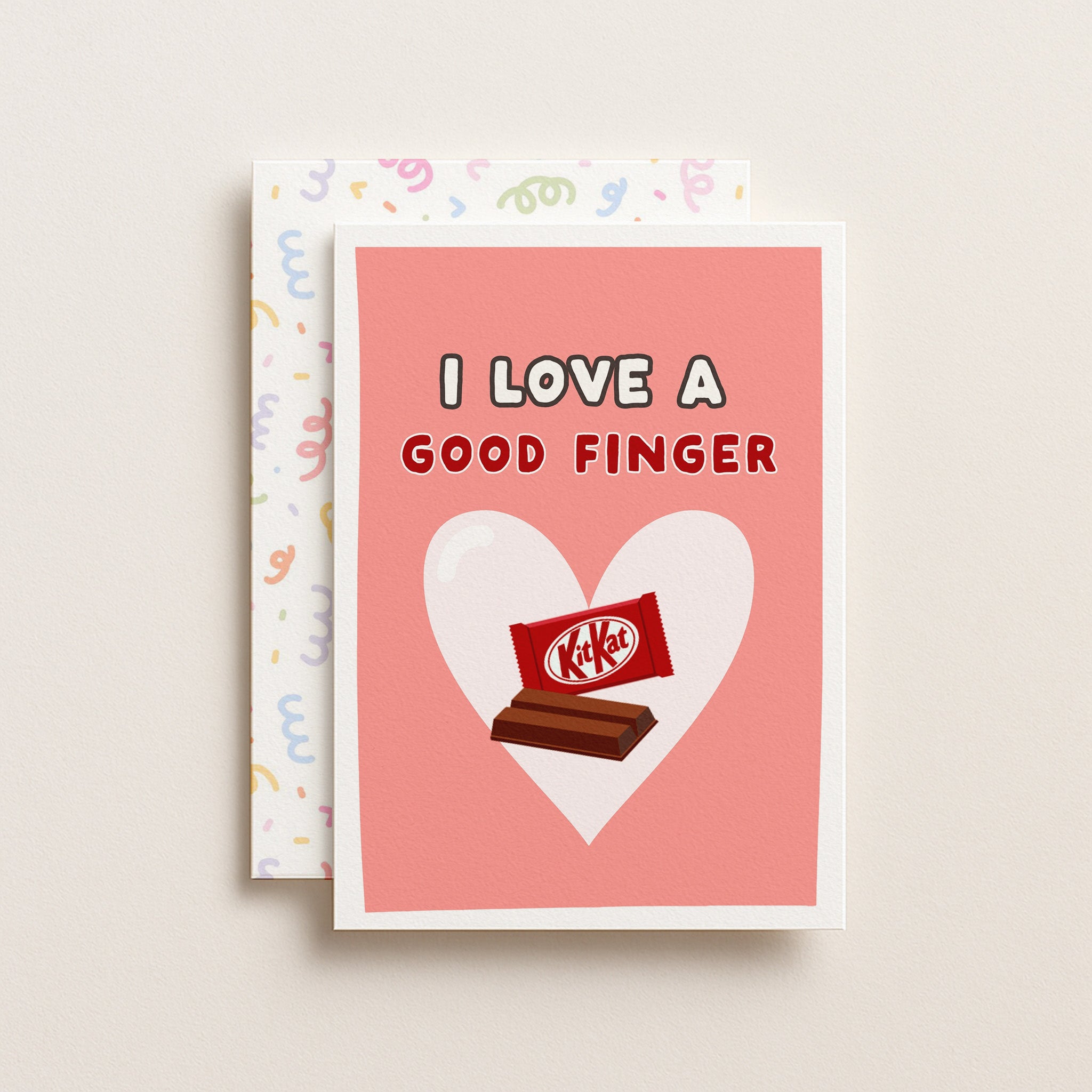 "I Love A Good Finger" Greeting Card