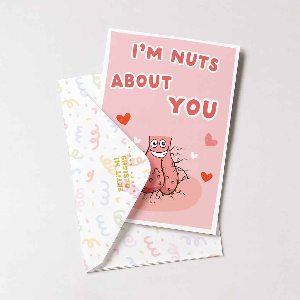 "I'm Nuts About You" Greeting Card