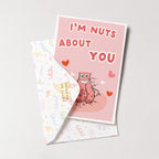 "I'm Nuts About You" Greeting Card