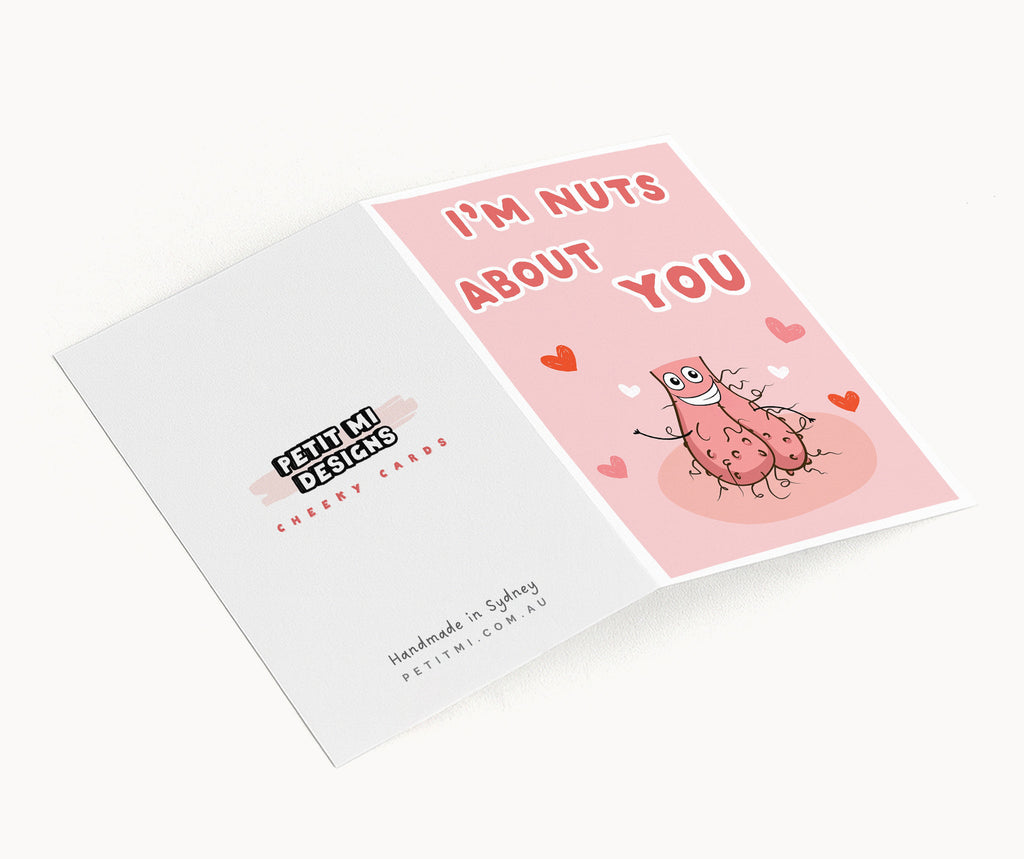 "I'm Nuts About You" Greeting Card