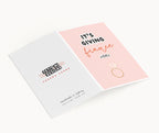 "It's Giving Fiance Vibes" Greeting Card