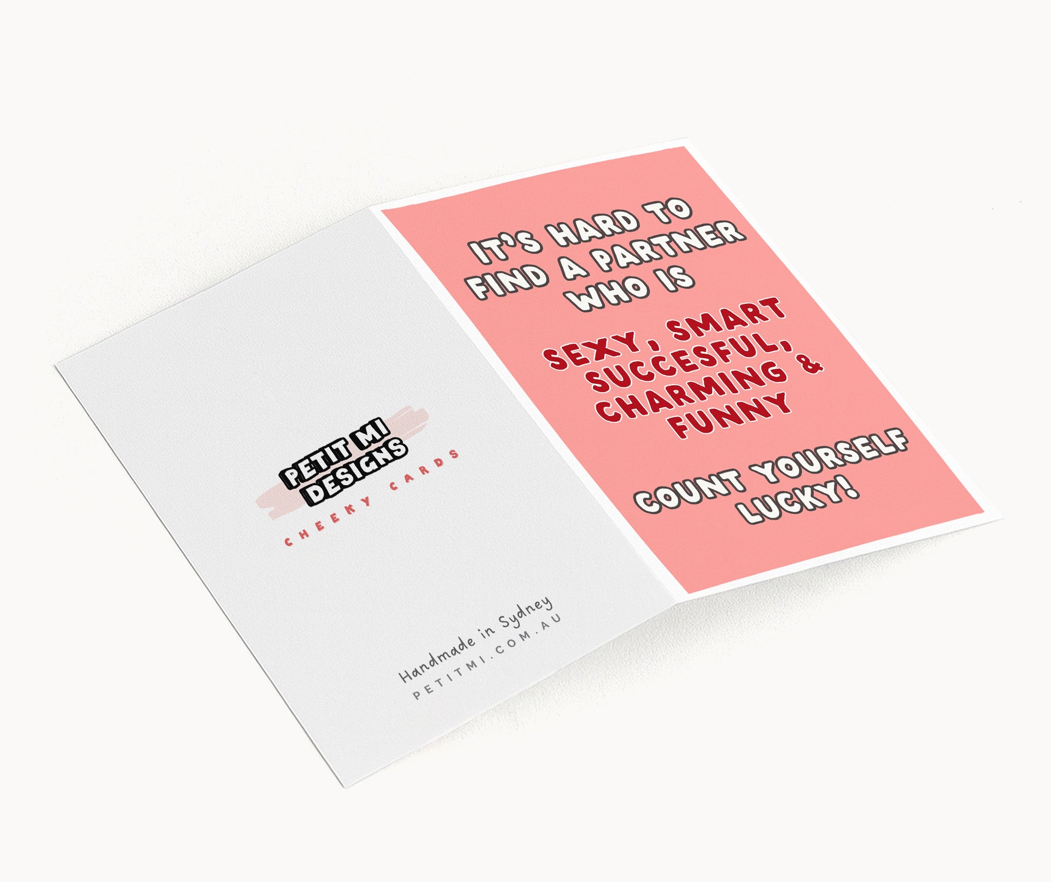 "It's Hard To Find A Partner Who Is" Greeting Card