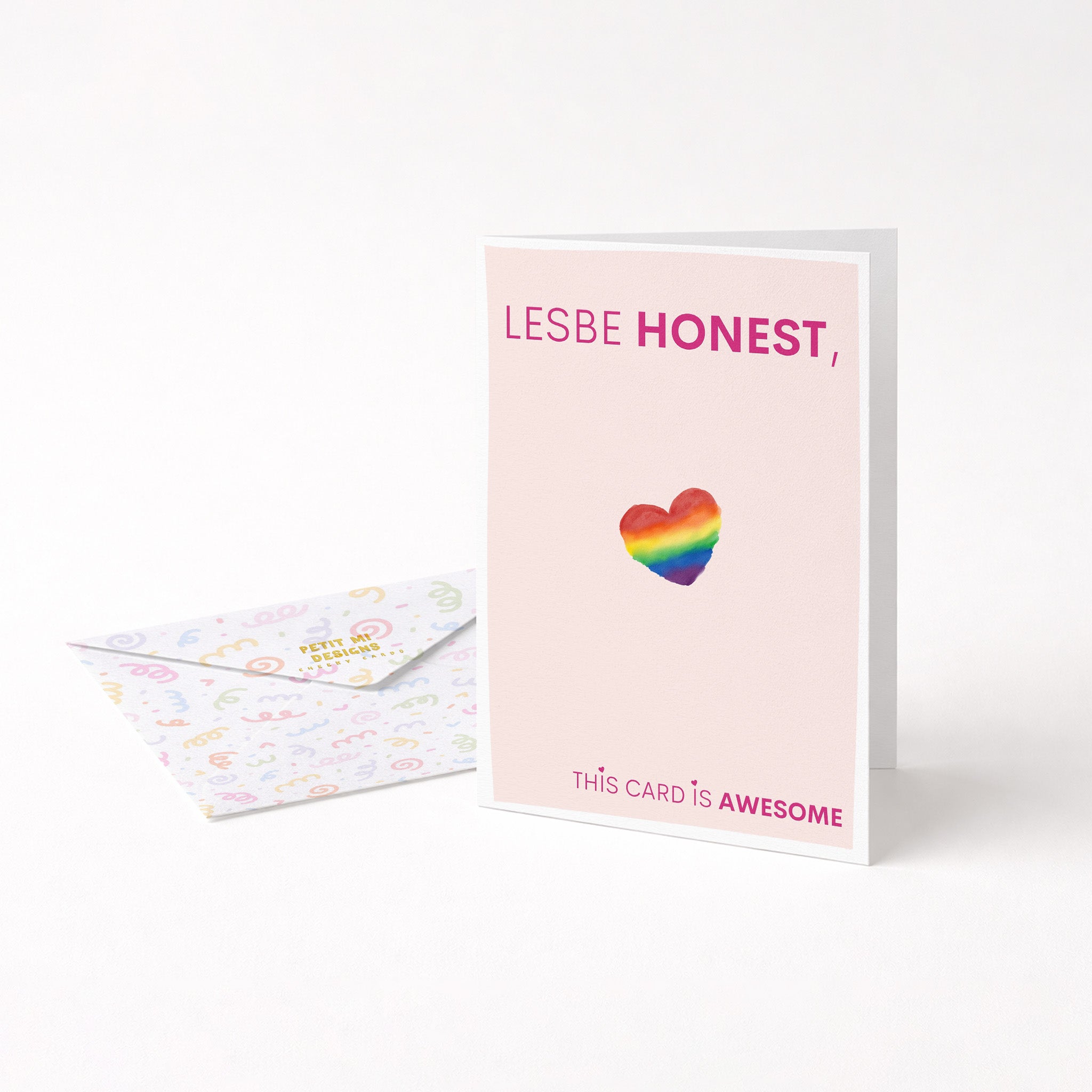 "Lesbe Honest" Greeting Card