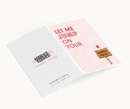 "Let Me Jump On Your North Pole" Greeting Card