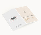 "Merry Christmas Custom Name" Greeting Card