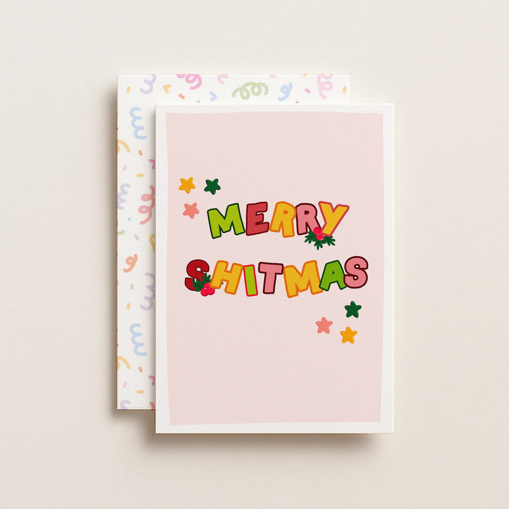 "Merry Shitmas" Greeting Card