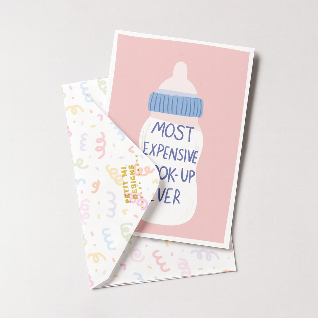 "Most Expensive Hook Up Ever" Greeting Card