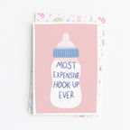 "Most Expensive Hook Up Ever" Greeting Card