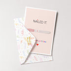 "Nailed It. Congratulations" Greeting Card