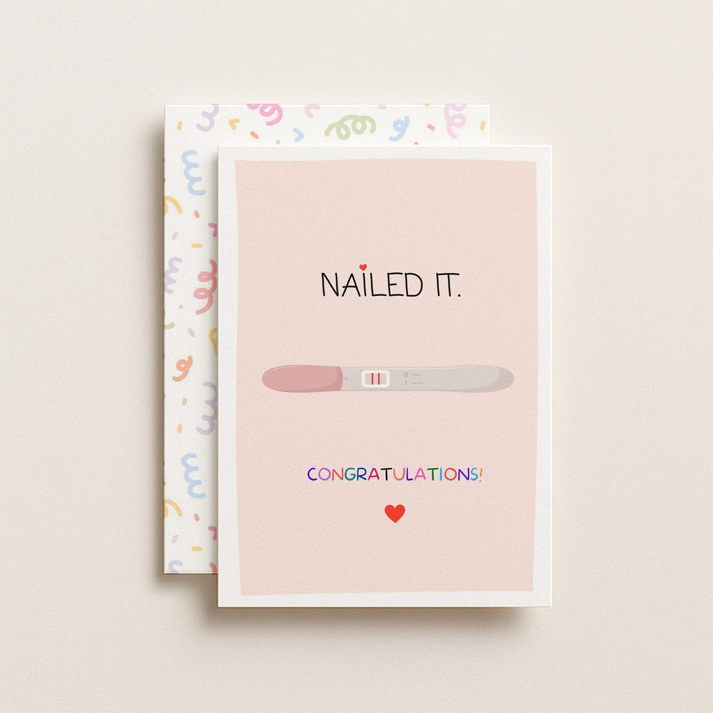 "Nailed It. Congratulations" Greeting Card