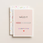"Nailed It. Congratulations" Greeting Card