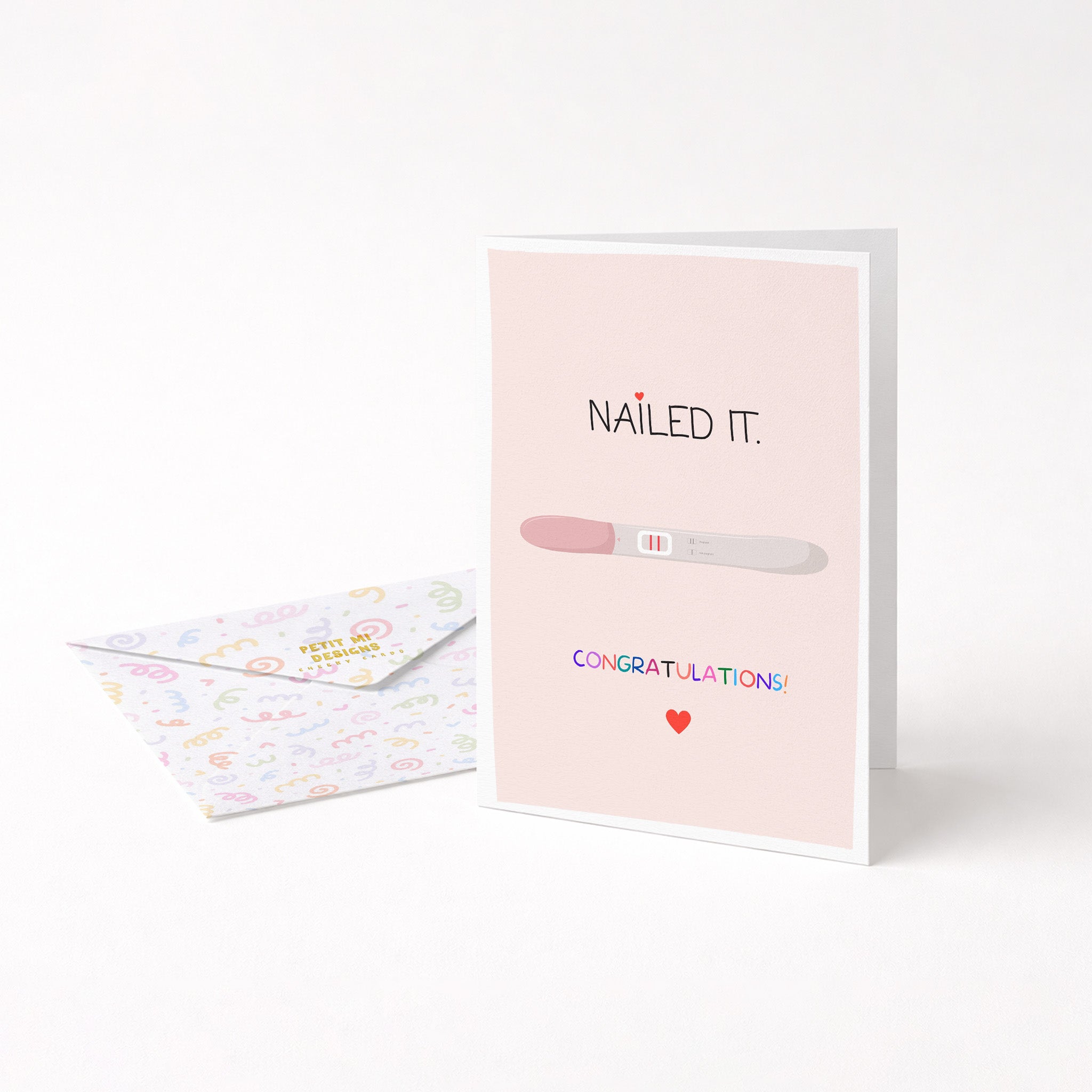 "Nailed It. Congratulations" Greeting Card