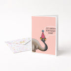 "Oi, Happy Birthday Emu" Greeting Card