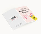 "Only The Absolute Very Best For Mum Yellow Label" Greeting Card