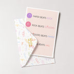 "Scissors Beats Paper" Greeting Card