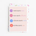 "Scissors Beats Paper" Greeting Card