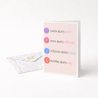 "Scissors Beats Paper" Greeting Card