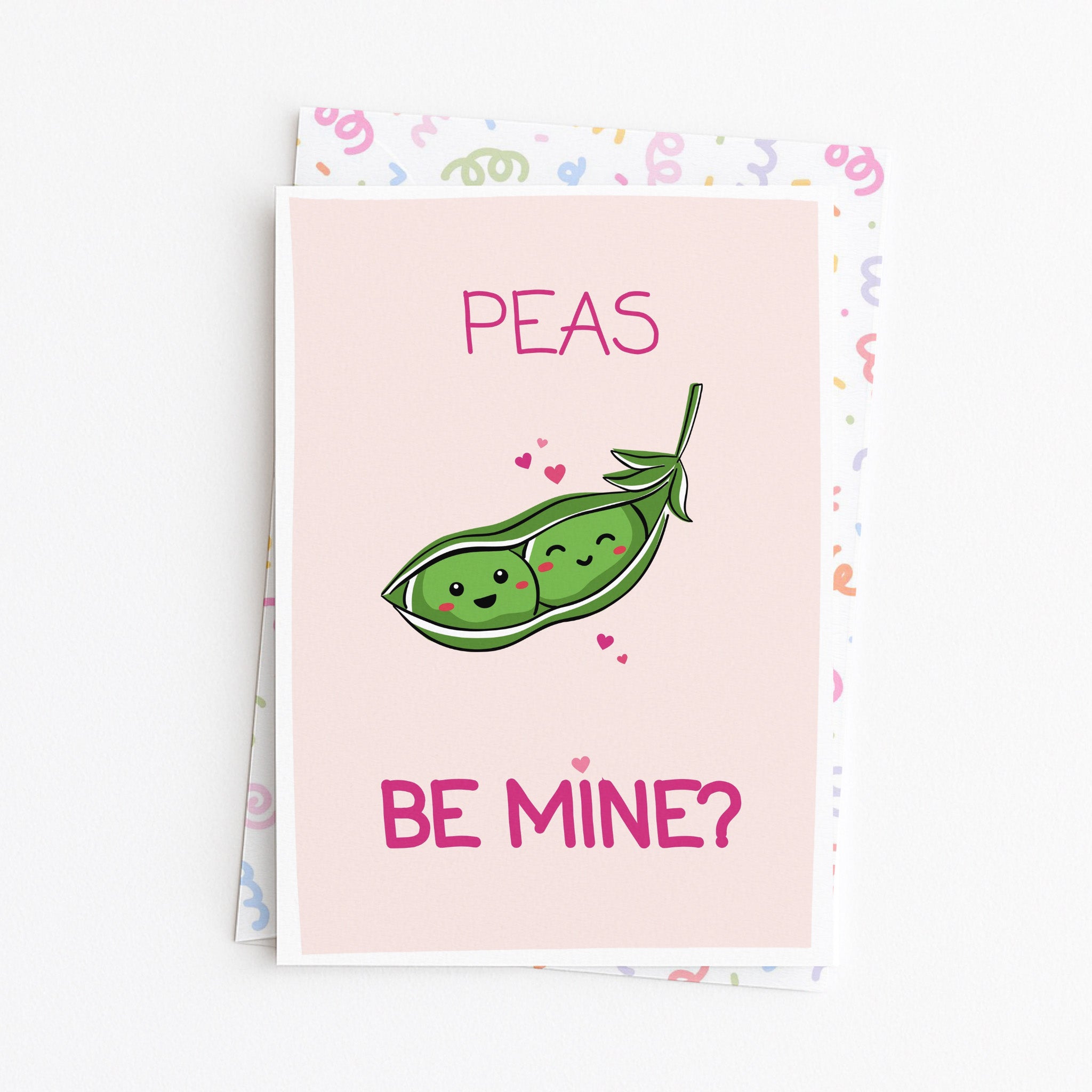 "Peas Be Mine?" Greeting Card