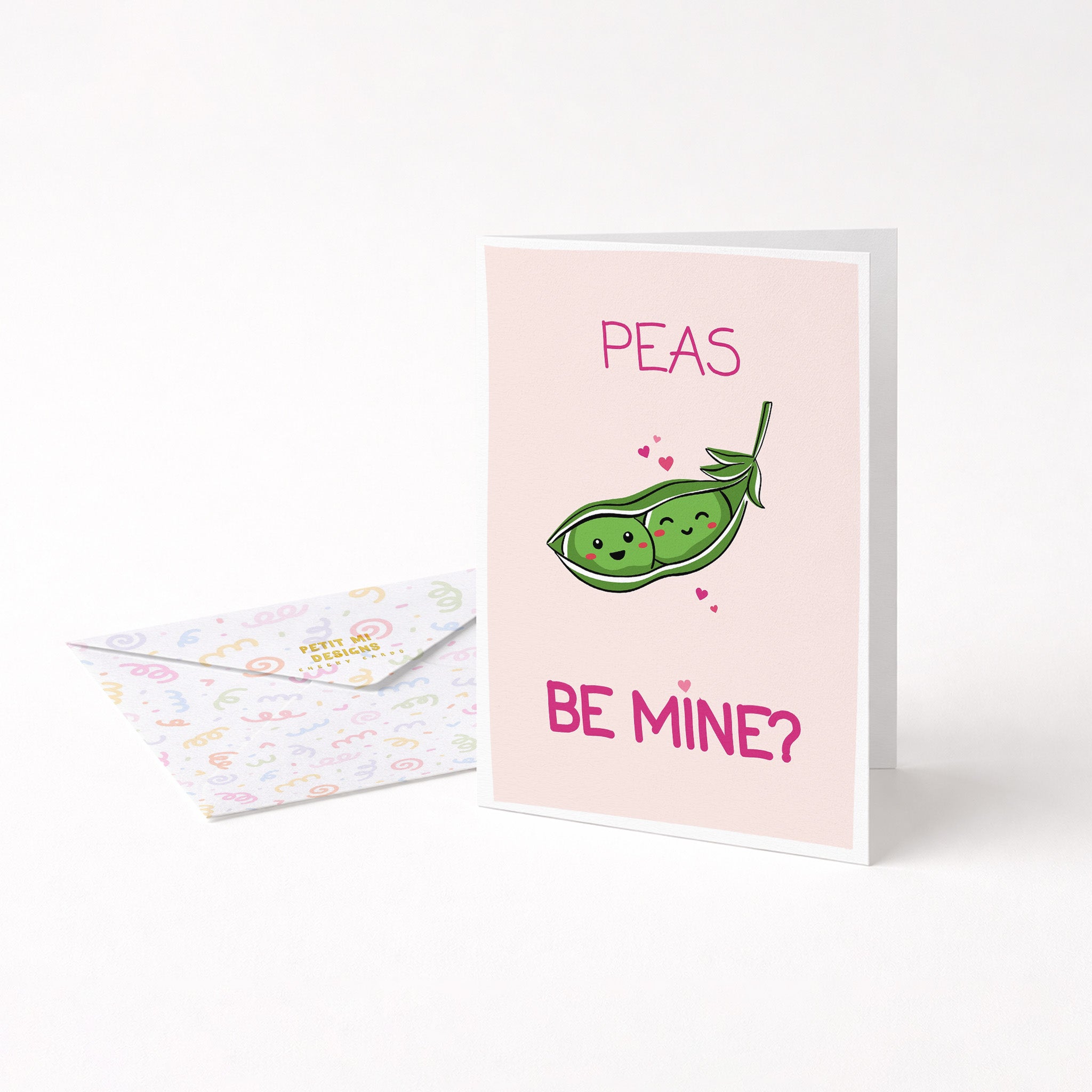"Peas Be Mine?" Greeting Card