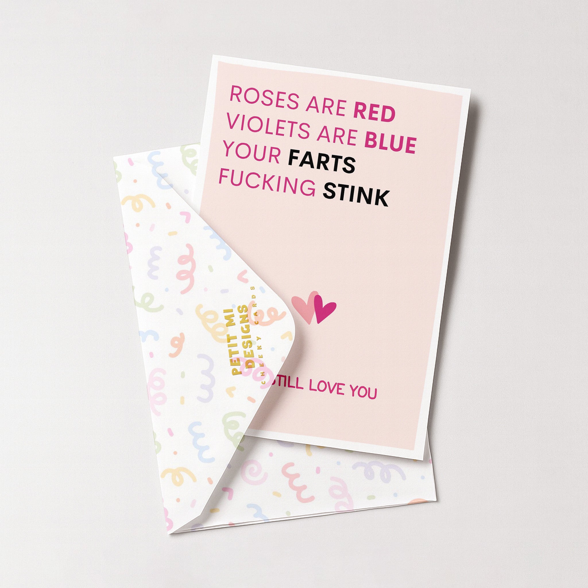 "Roses Are Red Violets Are Blue..." Greeting Card