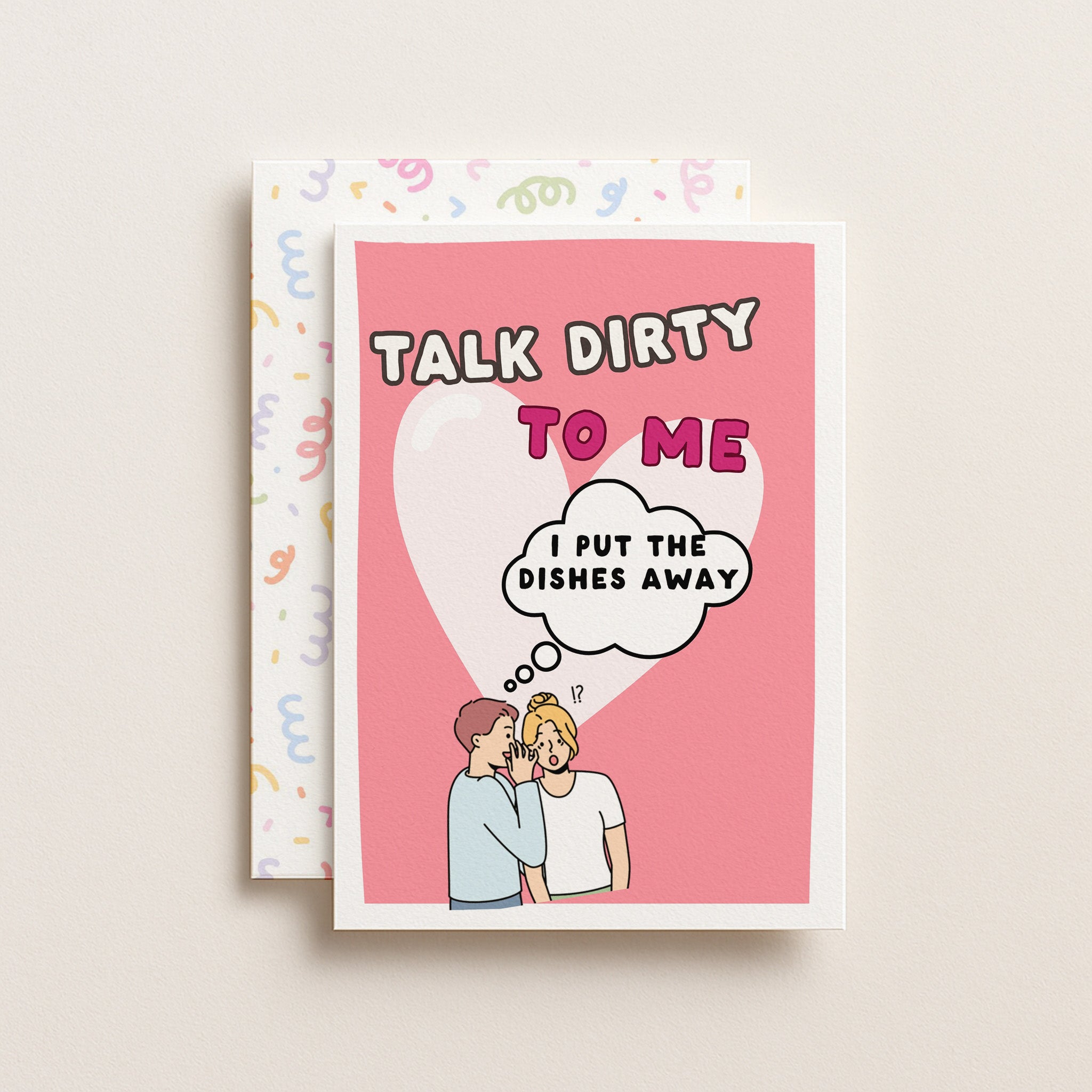"Talk Dirty To Me..." Greeting Card
