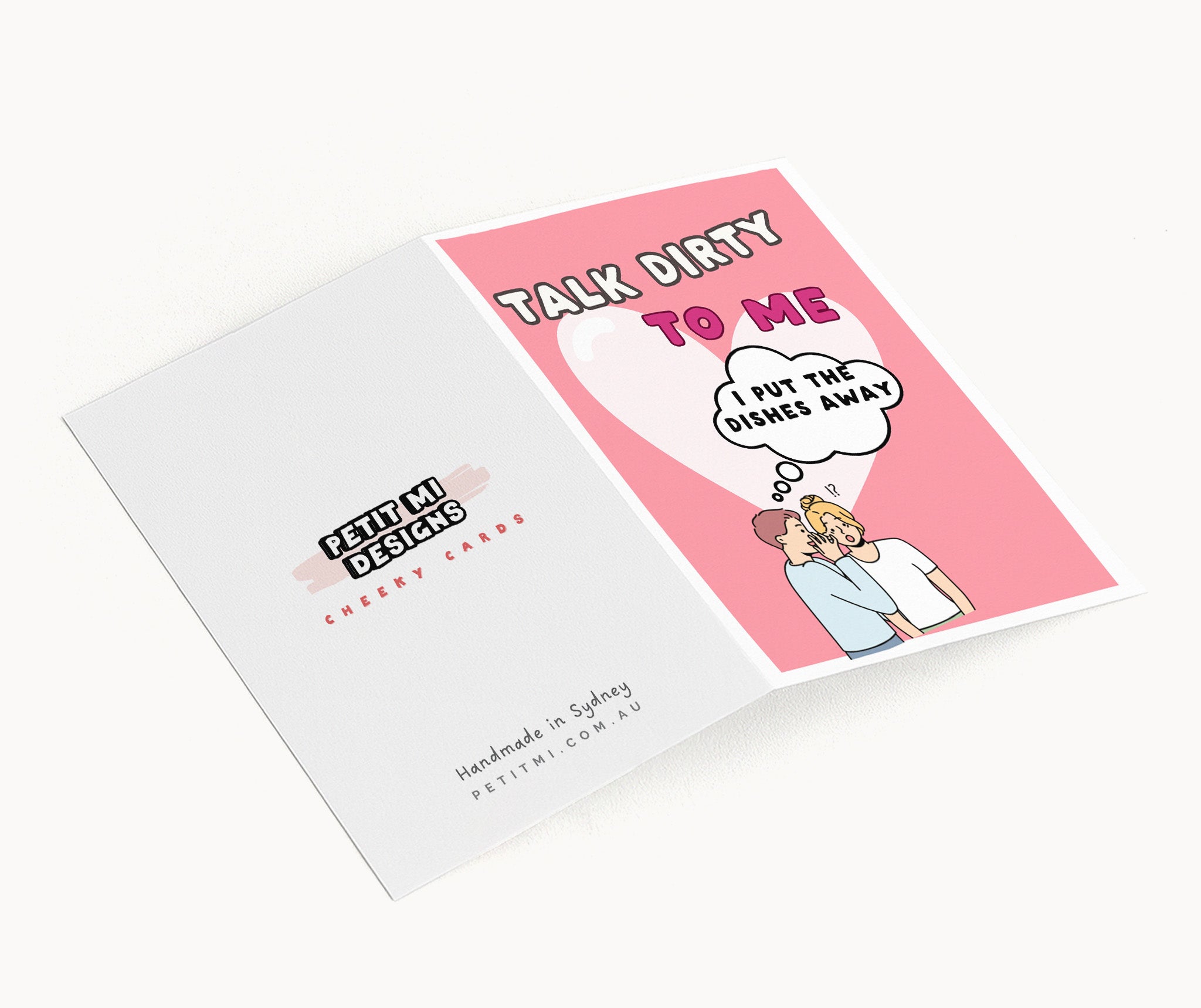 "Talk Dirty To Me..." Greeting Card