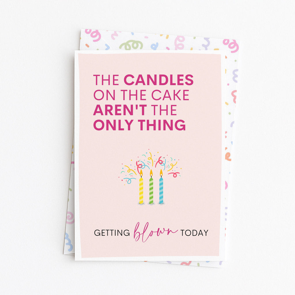 "The Candles On The Cake" Greeting Card
