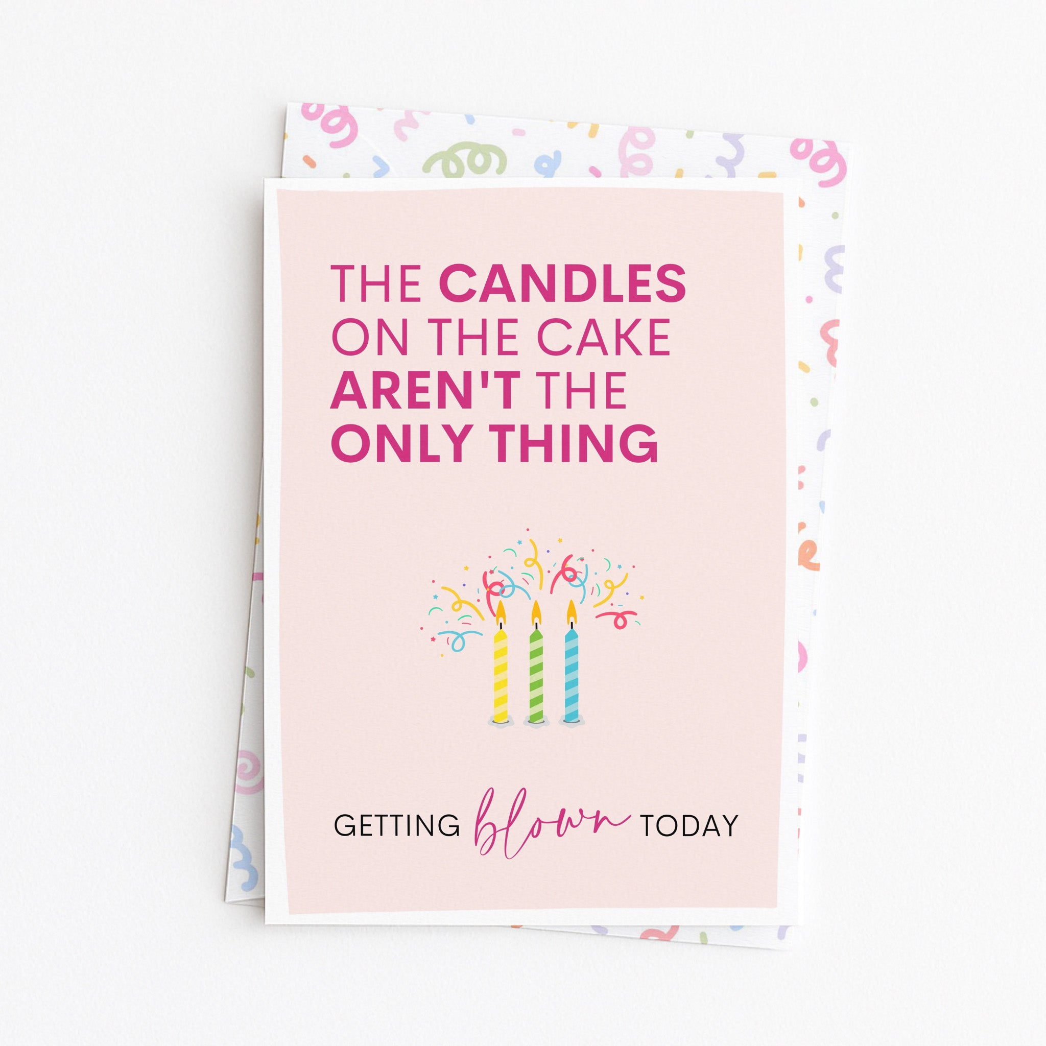 "The Candles On The Cake" Greeting Card