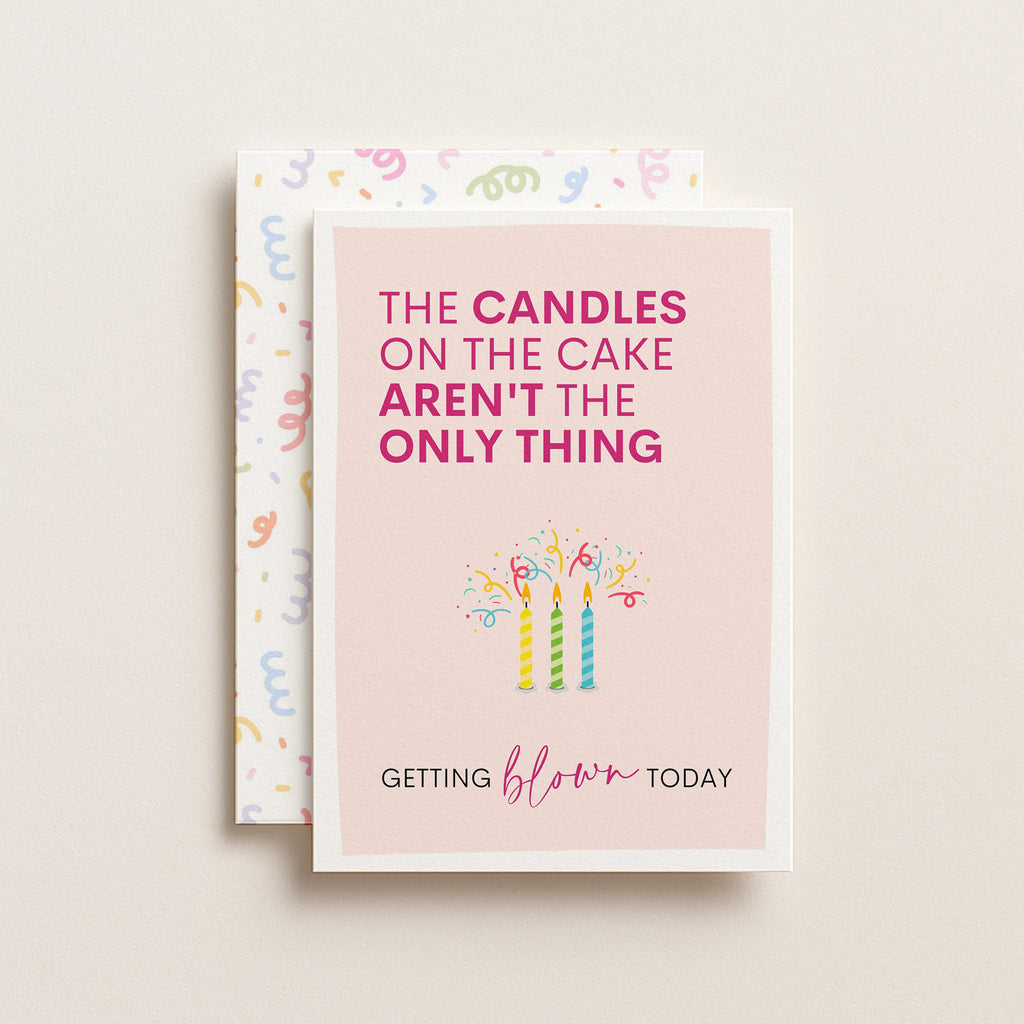 "The Candles On The Cake" Greeting Card