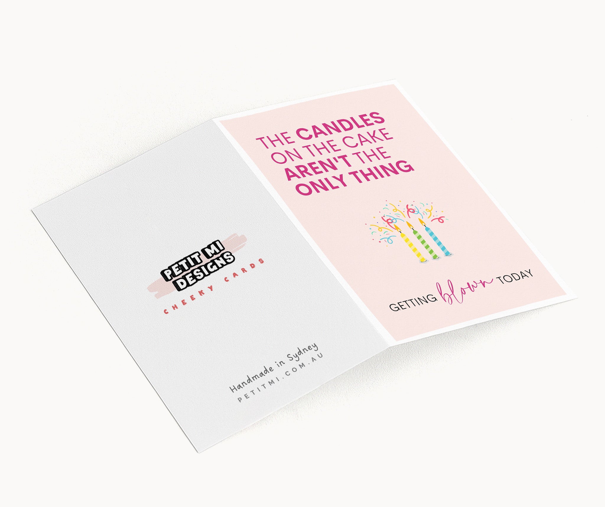 "The Candles On The Cake" Greeting Card