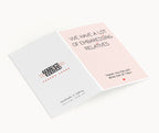 "We Have A Lot Of Embarrassing Relatives" Greeting Card