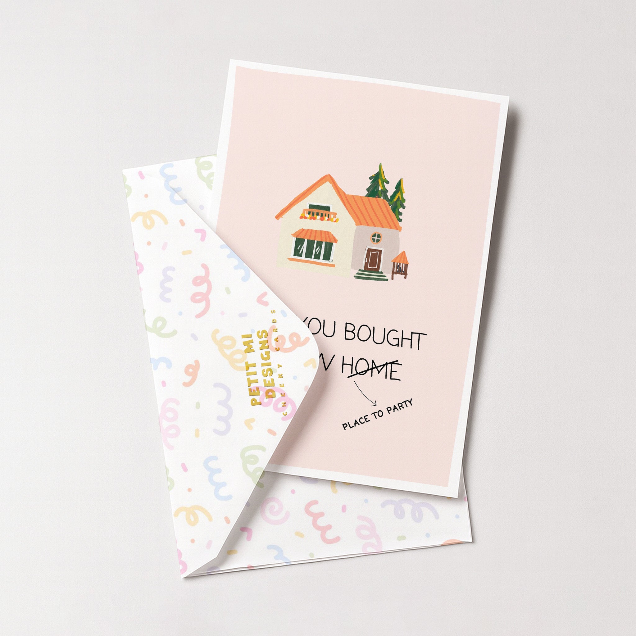 "Yay! You Bought A New Home" Greeting Card