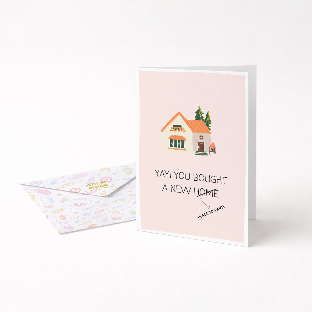 "Yay! You Bought A New Home" Greeting Card